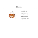Load image into Gallery viewer, Boho Resin Ombré Stacking Bangle Set 3 Rings N6H085