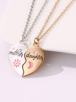 Load image into Gallery viewer, Matching Mother Daughter Magnetic Heart Pendant Set N6D531