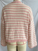 Load image into Gallery viewer, Color Block Stripe Knit Pullover Round Neck Retro N6G139