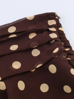 Load image into Gallery viewer, Asymmetrical Polka Dot High Waist A-Line Skirt N6E172