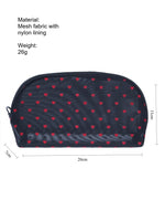 Load image into Gallery viewer, Heart Mesh Makeup Pouch Large Capacity Women N6B150