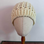 Load image into Gallery viewer, Vintage Hollow Knit Beanie Oversize Face Slimming N6H231
