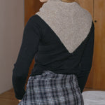 Load image into Gallery viewer, Wool Blend Triangle Scarf Women S5P665