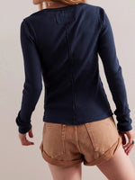 Load image into Gallery viewer, Ribbed Button Front Cardigan Women Long Sleeve N6A179