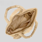 Load image into Gallery viewer, Diamond Quilted Puffer Tote Bag Women S5P807