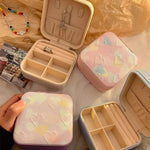 Load image into Gallery viewer, Heart Shaped Jewelry Box Multi Compartments N6E128