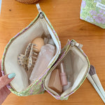 Load image into Gallery viewer, Womens Vintage Floral Jacquard Cosmetic Bag N6K114