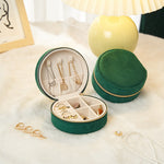 Load image into Gallery viewer, Portable Velvet Jewelry Organizer Box 2 Layer Travel S5P840