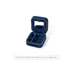 Load image into Gallery viewer, Velvet Travel Jewelry Case with Zipper N6E073