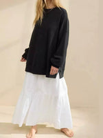 Load image into Gallery viewer, Oversized Hoodie Casual Round Neck Blouse Women N6A183