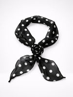 Load image into Gallery viewer, Rose Dot Chiffon Scarf Belt Neck Wrap N6D005