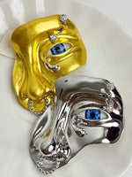 Load image into Gallery viewer, Half Face Mask Nose Ring Brooch Gothic Pin Women N6A207