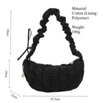 Load image into Gallery viewer, Pleated Puff Shoulder Bag Women Small Niche Design S5P739