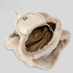 Load image into Gallery viewer, Faux Fur Handbag Women Pom Pom Shoulder Bag S5P796