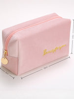 Load image into Gallery viewer, Velvet Makeup Pouch Portable Cosmetic Organizer Women N6B113