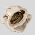 Load image into Gallery viewer, Faux Fur Handbag Women Pom Pom Shoulder Bag S5P796
