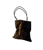 Load image into Gallery viewer, Leopard Sequin Tote Bag Niche Retro Shoulder Bag S5P794