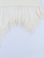 Load image into Gallery viewer, Lace Trim Relaxed Fit Short Sleeve T-shirt Women N6D130