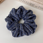 Load image into Gallery viewer, Womens Color Block Striped Knit Scrunchie N6K019