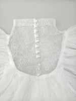 Load image into Gallery viewer, High Neck Lace Mesh Crop Top Women Sheer Layering N5A763