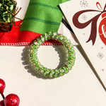 Load image into Gallery viewer, Christmas Spiral Telephone Coil Hair Tie S5P628