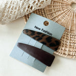 Load image into Gallery viewer, Leopard Print Hair Clips Women Invisible Front Hair S5P758