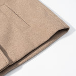 Load image into Gallery viewer, Beige Wool-like Double Breasted Jacket Women N5A685