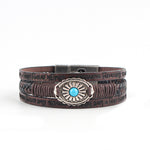 Load image into Gallery viewer, Multi Layer Braided Leather Bracelet S5P608