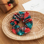 Load image into Gallery viewer, Christmas Style Scrunchy Hair Tie With Bow S5P637