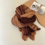 Load image into Gallery viewer, Ombre Crinkle Linen Blend Wrap M5A241