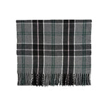 Load image into Gallery viewer, Gray Plaid Scarf Wool Blend 180cm Long Winter M5A319