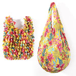 Load image into Gallery viewer, Textured Shirred Pouch Nylon Multi-Functional Organizer S5P284
