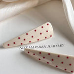 Load image into Gallery viewer, Polka Dot Duckbill Clip Women Simple Versatile Bangs S5P910