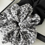 Load image into Gallery viewer, Leopard Print Satin Large Scrunchy Women S5P767