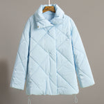 Load image into Gallery viewer, Diamond Quilted Puffer Jacket Women Multiple Colors N5A609