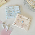 Load image into Gallery viewer, Floral Double Layer Coin Wallet Women Large Capacity S5P872