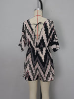 Load image into Gallery viewer, V Neck Back Bow Jumpsuit Shorts Women N6B048