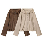 Load image into Gallery viewer, Hooded Suede Jacket Women Multiple Colors N5A406