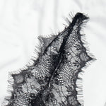 Load image into Gallery viewer, Lace Patchwork Spaghetti Strap Long Dress Women N6A060