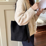 Load image into Gallery viewer, Women's Suede Leopard Print Bucket Shoulder Bag N6J114