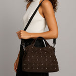 Load image into Gallery viewer, Riveted Suede Tote Bag Women Retro S5P798
