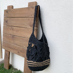 Load image into Gallery viewer, Vintage Floral Woven Straw Tote Bag for Beach N6A114