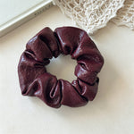 Load image into Gallery viewer, French Retro PU Leather Scrunchy Women S5P764