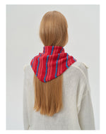 Load image into Gallery viewer, Wool Blend Cotton Triangle Scarf Women S5P670