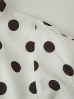Load image into Gallery viewer, Vintage Polka Dot Short Stand Collar Jacket Women N6G162