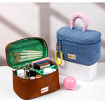 Load image into Gallery viewer, Color Block Makeup Bag Large Capacity Waterproof S5P744
