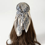 Load image into Gallery viewer, Paisley Satin Scarf 70cm Head Wrap Square N6G224