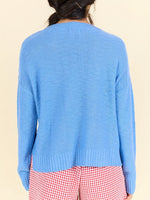 Load image into Gallery viewer, Christmas Letter Print Round Neck Loose Knit Sweater N6H277