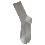 Load image into Gallery viewer, Solid Color Ribbed Crew Socks Women Cotton Stackable M5A309