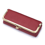 Load image into Gallery viewer, Genuine Leather Portable Sunglasses Case Women N6B200